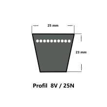 Profil 8V / 25N (25 x 23 mm)