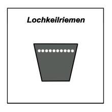 Lochkeilriemen