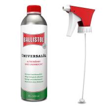 Spar-Set Ballistol Universalöl 500 ml + Pumpsprüher...