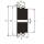 16B 33 Zähne Kettenrad mit einseitiger Nabe Duplex 1"x17,02mm  25,4x17,02 mm DIN 8187