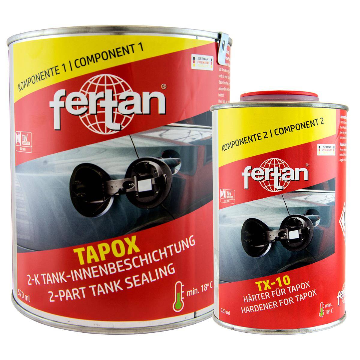 FERTAN 24330 Tapox Set 2-K „groß“ 890 ml Tank-Innen-Beschichtung Tank,  61,01 €
