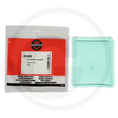 Original Briggs & Stratton Vorfilter 491435S 493537S für Luftfilter 33270110