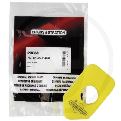 Original Briggs & Stratton Luftfilter-Schaumstoffeinsatz 698369