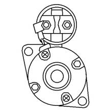 Anlasser passend für Komatsu Caterpillar Takeuchi TB215 PC09-1 YM119717-77010
