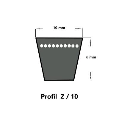 Produktbild von PIX-X'set Keilriemen A48,5 – 13 X 1230 Li, Klassisch, öl- & Hitzebeständig, Für Maschinenbau & Gartengeräte