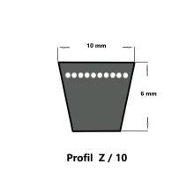 SWR Z43 - 10 x 1090 Li, Keilriemen, klassisch