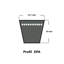 SWR XPA 2032 Lw, Schmalkeilriemen, flankenoffen, formgezahnt
