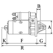 Anlasser passend für Volvo Radlader 11702594 154011053 9011702594 L50C L50D