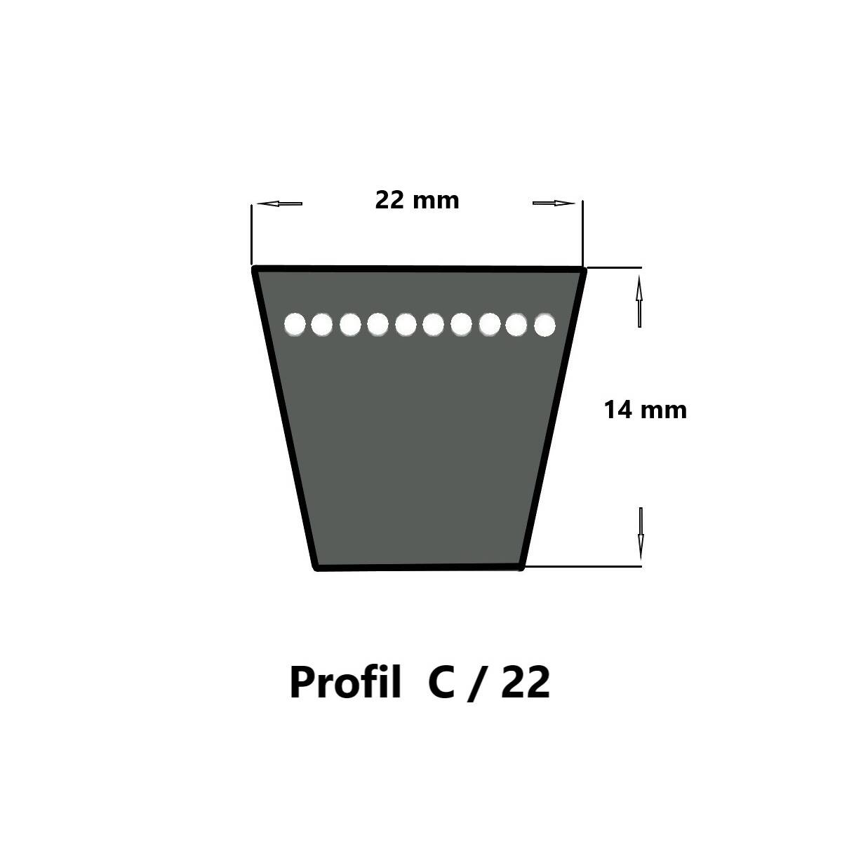 Keilriemen 8x800 Mm – Gezahnt, CE-zertifiziert Für Maschinenbau