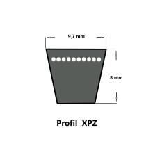 PIX Schmalkeilriemen XPZ 587 Lw, flankenoffen, formgezahnt