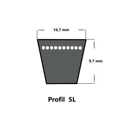No.312 Replacement Belt 5L-460, V-Belt 5L 460, Clutch Belt, 5/8 x 46 Inch No.312 Replacement Belt 5L-460, V-Belt 5L 460, Clutch Belt, 5/8 x 46 Inch
