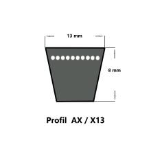 SWR Keilriemen AX26 - 13 x 660 Li, flankenoffen formgezahnt