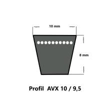 PIX Kfz-Keilriemen AVX10 x 695 La, flankenoffen, formgezahnt