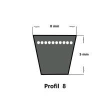 ConCar Keilriemen 8 x 560 Li, formgezahnt