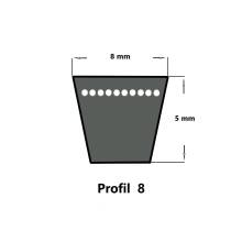 ConCar Keilriemen 8x1250 Li