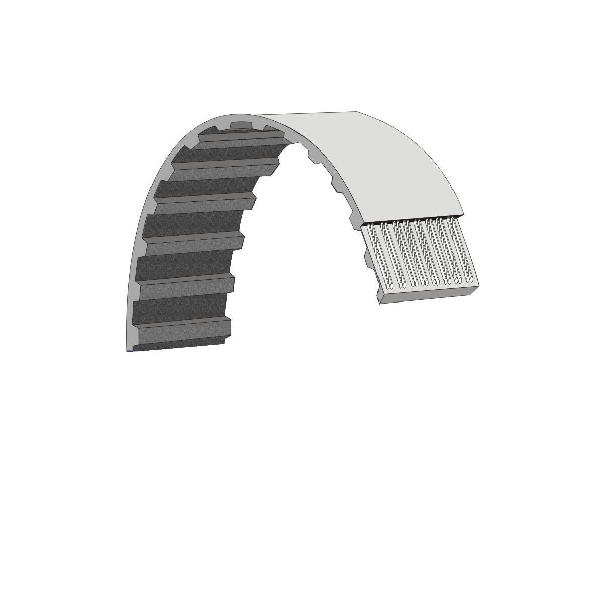 Produktbild von Zahnriemen B114MXL – 5 Oder 10 Stück, 6mm Breite, Geschlossene Schlaufe, 231,6mm Länge Für 3D-Druck & Co.