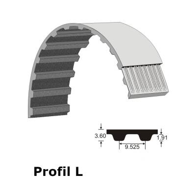 ConCar PU Zahnriemen 345 L 050, 12,7 mm Breite, 876,3 mm Wirklänge