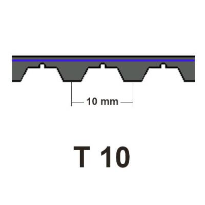 3 Stück T10 Zahnriemen - T10-1560/1600/1610/1630, Teilung 10mm, Für Verschiedene Breiten 10-50mm