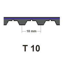 Optibelt ALPHA TORQUE® PU Zahnriemen T10 2250, Breite auswählbar