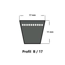 BANDO RED B78 - 17 x 1975 Li, Keilriemen, klassisch