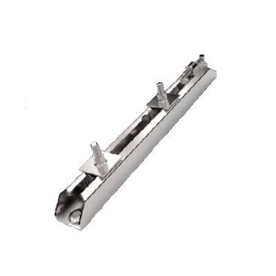 SPANNSCHIENE 686/16 STAHLAUSFÜHRUNG GLEITLÄNGE 538mm MOTORSCHRAUBEN M16