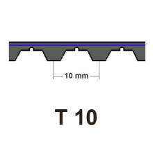 PIX-X’pedient®-XT PU Zahnriemen T10 410, Breite...