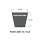 Profilmaße Keilriemen AVX13