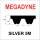 MEGADYNE MEGASYNC™ SILVER 350 SLV-5M, Breite auswählbar, Zahnriemen