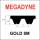 MEGADYNE MEGASYNC™ GOLD 1464 GLD-8M, Breite auswählbar, Zahnriemen