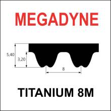 MEGADYNE MEGASYNC™ TITANIUM 352 TTM-8M, Breite...