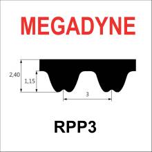 MEGADYNE MEGASYNC™ 384 RPP3, Breite...