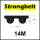Strongbelt Motus 1400 14M, Breite auswählbar, Zahnriemen