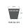 Continental Conti®VX AX46 - 13 x 1198 Ld, Keilriemen, flankenoffen formgezahnt