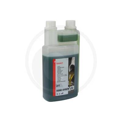 GRANIT Teilsynthetisches 2-Takt Öl 1L – Für Stihl, Husqvarna, Dolmar (21099200)