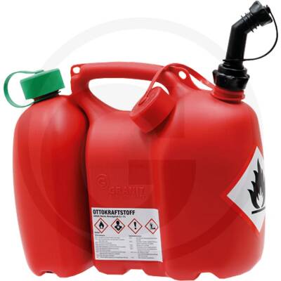 GRANIT Doppelkanister "Profi" rot 6 + 3 Liter