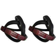 2 Keilriemen (Satz) passend für Herkules Einachser,...